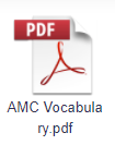 AMC8词汇表